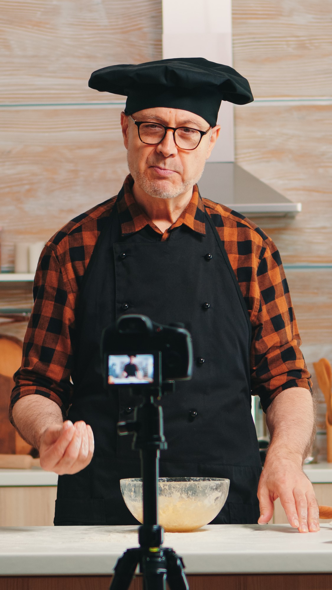 Chef che fornisce feedback online